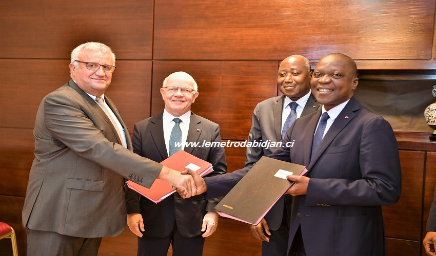 Métro d’Abidjan: L’Etat de Côte d’Ivoire signe un accord pour le démarrage effectif des travaux