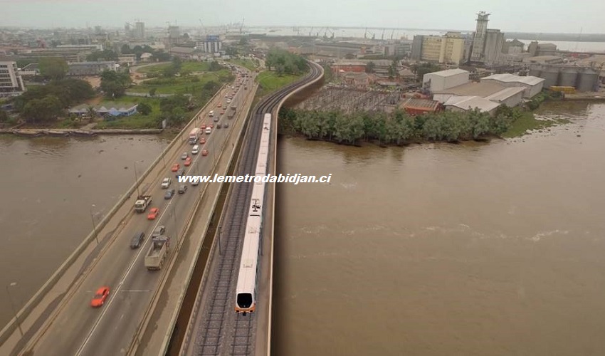 LIGNE 1 METRO D'ABIDJAN : SICMA ANNONCE LA CONSTRUCTION D'UN PONT VIADUC DEDIE AU METRO D’ABIDJAN EN PARALLELE DU PONT FHB